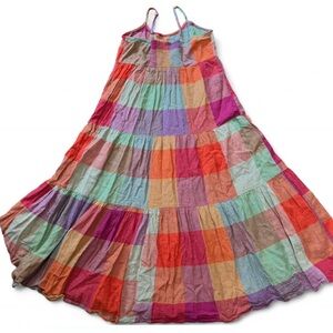 beachlunchlounge Multicolor Patchwork Maxi Dress